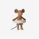  Maileg - Little Brother Beach Mouse with Float, Yellow Dots