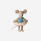  Maileg - Little Sister Beach Mouse with Float, Red Dots