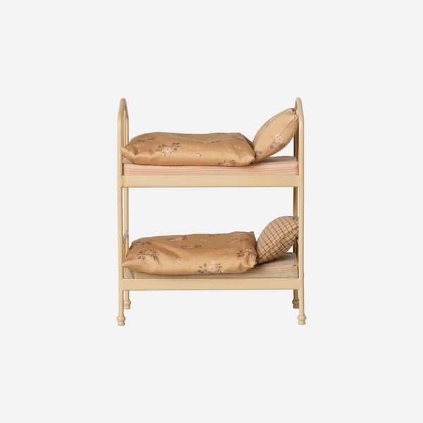 Maileg - Mouse Bunk Bed - Wheat