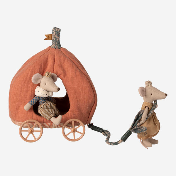 Maileg - Pumpkin Carriage Mouse