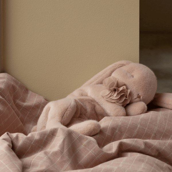 Maileg - Sleeping Bunny Plush, Small - Powder