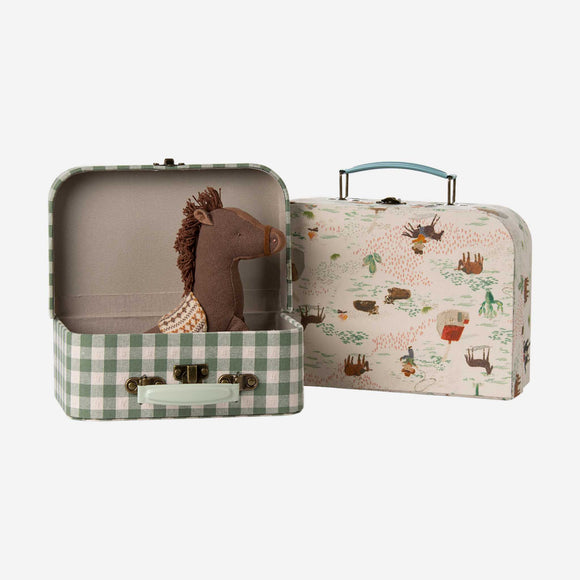 Maileg - Suitcase Set, 2pcs - Pony