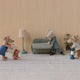 Maileg - Vintage Floor Lamp Mouse - Mint