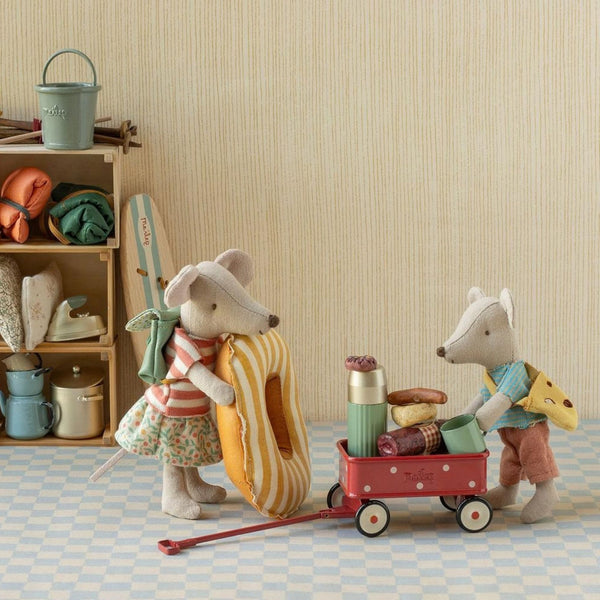 Maileg  - Wagon, Mouse - Red