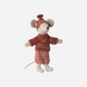 Maileg - Winter Mouse with Ski Set, Big Sister - Rose