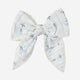 Makemake Organics - Organic Hair Bow Clip - Blue Vines