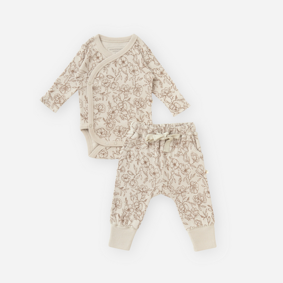 Honeyzone Spring Baby Clothes Lange Bébé Pyjama Newborn Girl