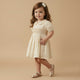 Makemake Organics - Organic Smocked Collar Dress - Butter Yellow