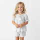 Makemake Organics - Organic Smocked Top & Shorts Set - Blue Vines