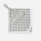 Makemake Organics - Organic Swaddle Blanket & Hat Set - Olive Gingham