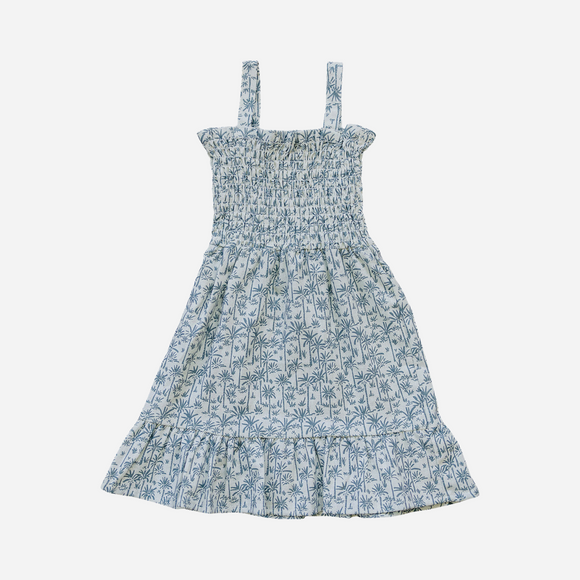 Mebie Baby - Palm Tree Linen Dress