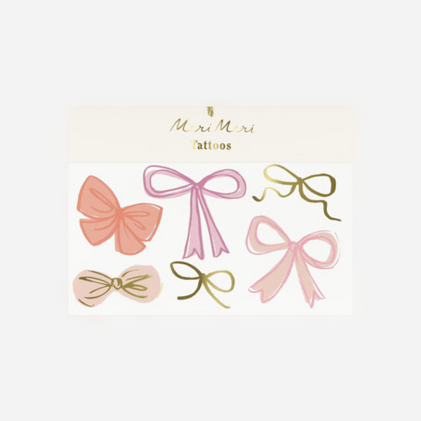 Meri Meri - Bow Tattoos - 2 Pack