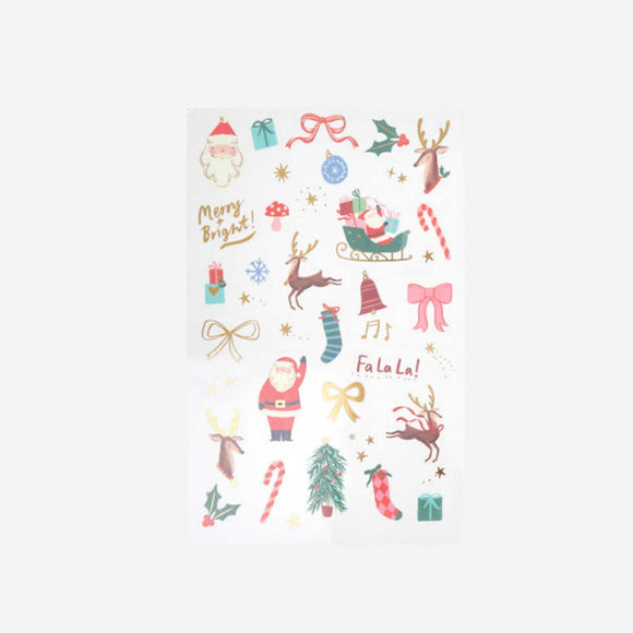 Meri Meri - Christmas Mixed Icon Temporary Tattoos