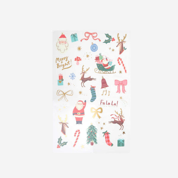 Meri Meri - Christmas Mixed Icon Temporary Tattoos