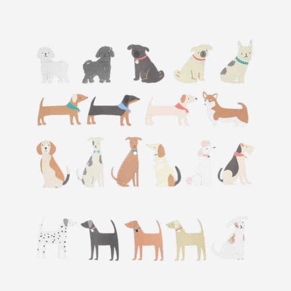 Meri Meri - Dog Shaped Stickers