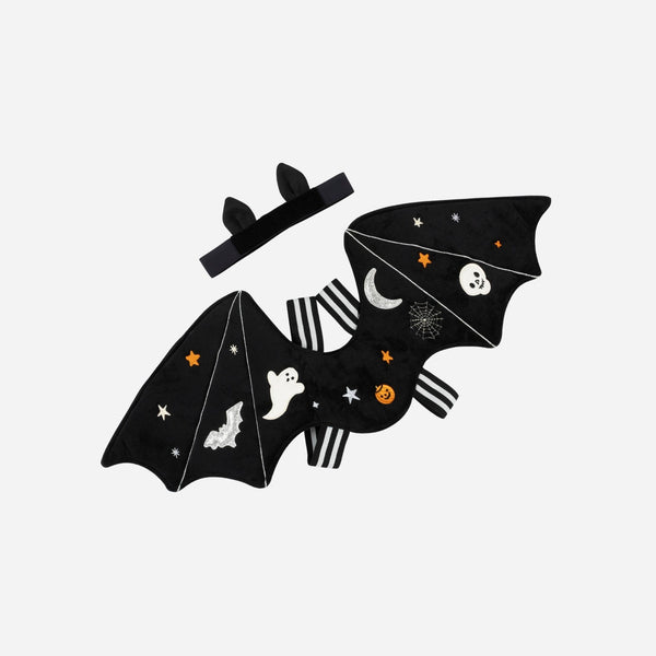 Meri Meri - Embroidered Bat Wings Costume
