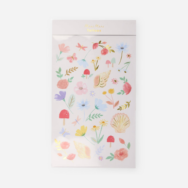 Meri Meri - Floral Tattoo Sheets