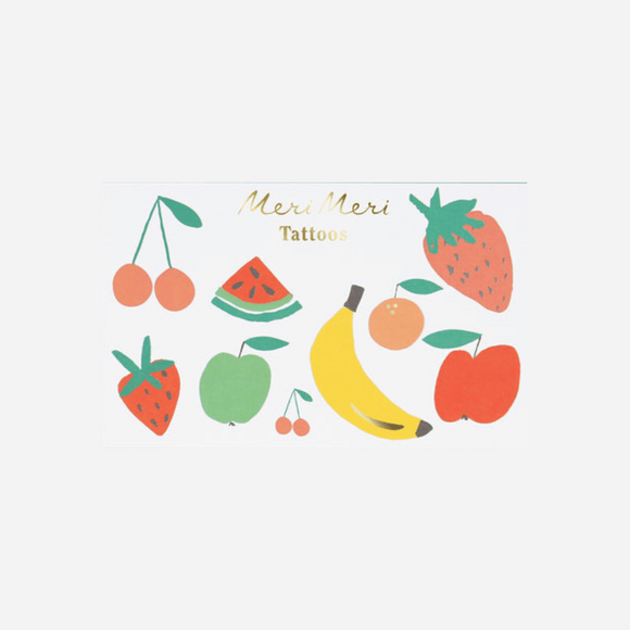 Meri Meri - Fruit Temporary Tattoos