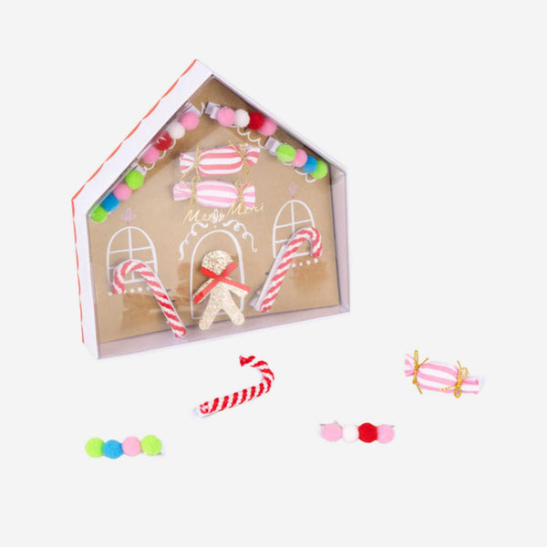 Meri Meri - Gingerbread House Hair Clips