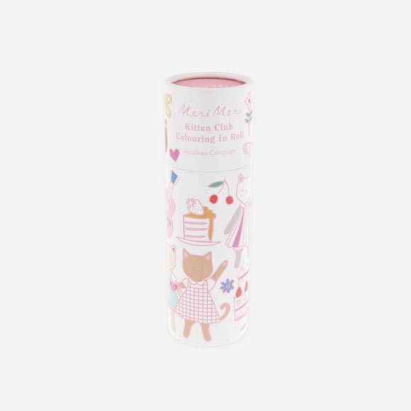 Meri Meri - Kitten Club Coloring Roll + Crayons