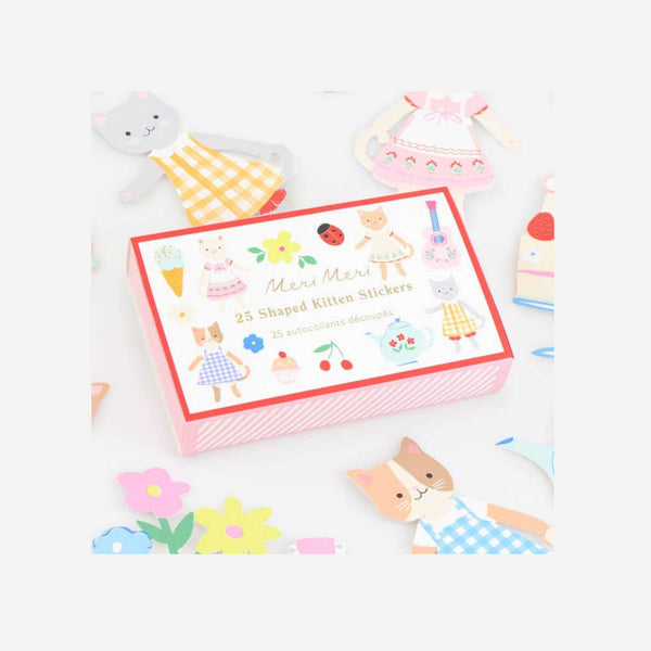 Meri Meri - Kitten Club Shaped Stickers