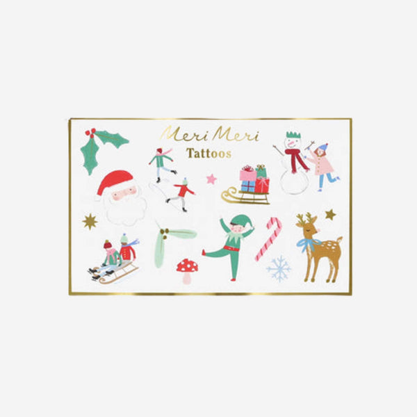 Meri Meri - Mixed Icon Christmas Temporary Tattoos