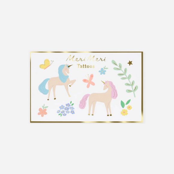Meri Meri - Unicorn Temporary Tattoos
