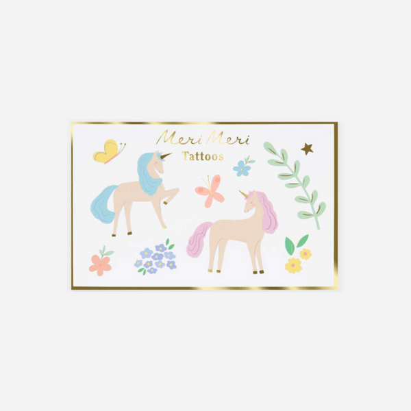 Meri Meri - Unicorn Temporary Tattoos