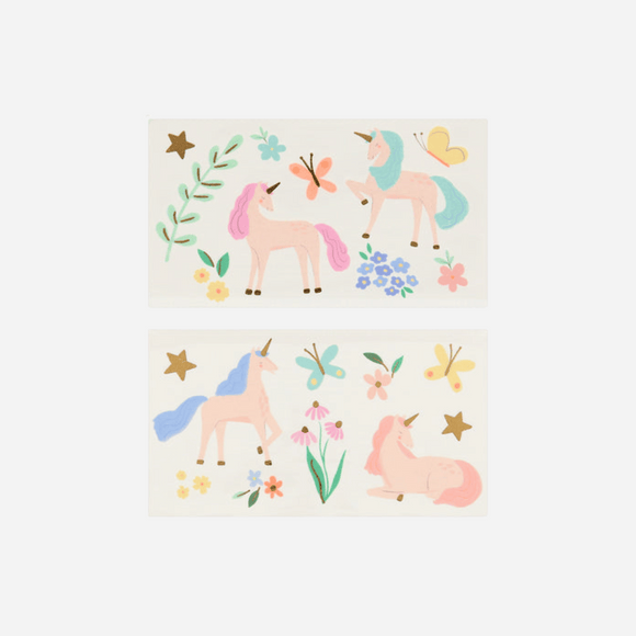Meri Meri - Unicorn Temporary Tattoos