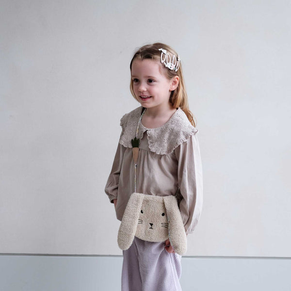 Mimi & Lula - Bunny & Flower Clic Clacs Hair Clips - Pink