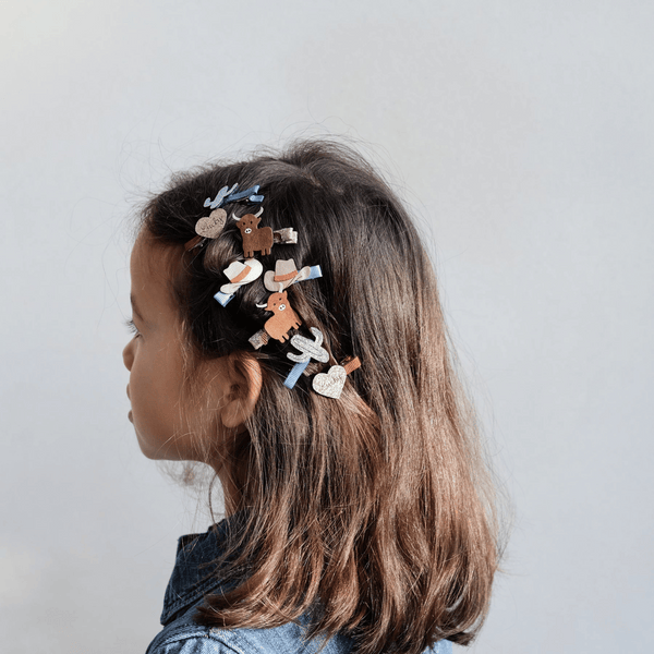 Mimi & Lula - Cowboy Mini Clips - Set of 4