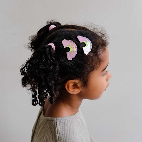 Mimi & Lula - Rainbow Sparkle Clic Clac Hair Clips
