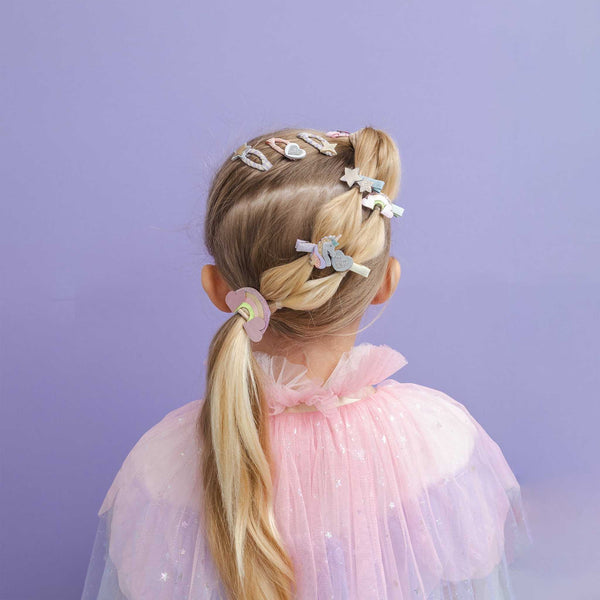 Mimi & Lula - Rainbow Sparkle Clic Clac Hair Clips