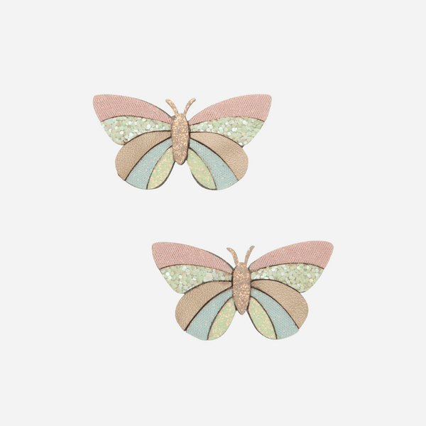 Mimi & Lula - Stripe Butterfly Clic Clacs - Set of 2