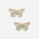 Mimi & Lula - Stripe Butterfly Clic Clacs - Set of 2