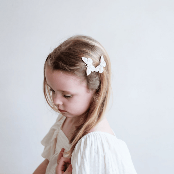 Mimi & Lula - Stripe Butterfly Clic Clacs - Set of 2