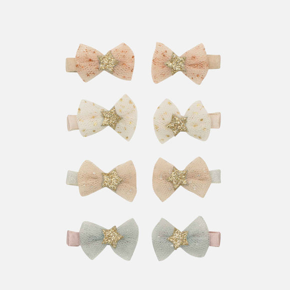 Mimi & Lula - Tutu Bow Mini Clips - Set of 8