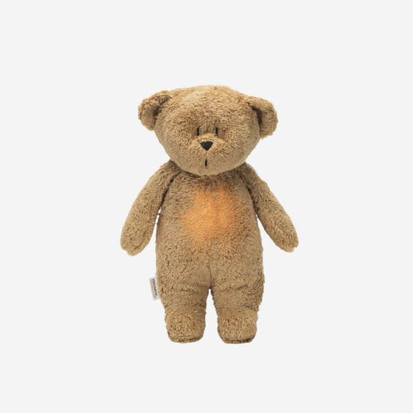 Moonie - Moonie Organic Humming Bear with Lamp - Cappuccino