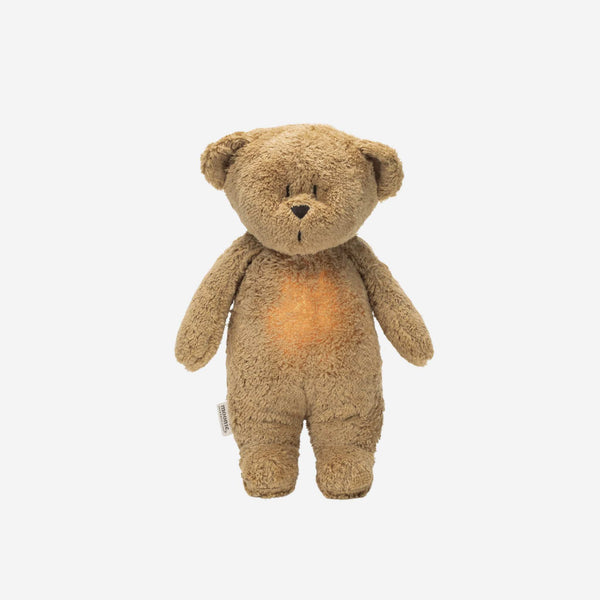 Moonie - Moonie Organic Humming Bear with Lamp - Cappuccino