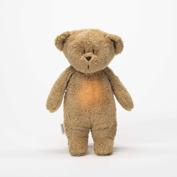 Moonie - Moonie Organic Humming Bear with Lamp - Cappuccino