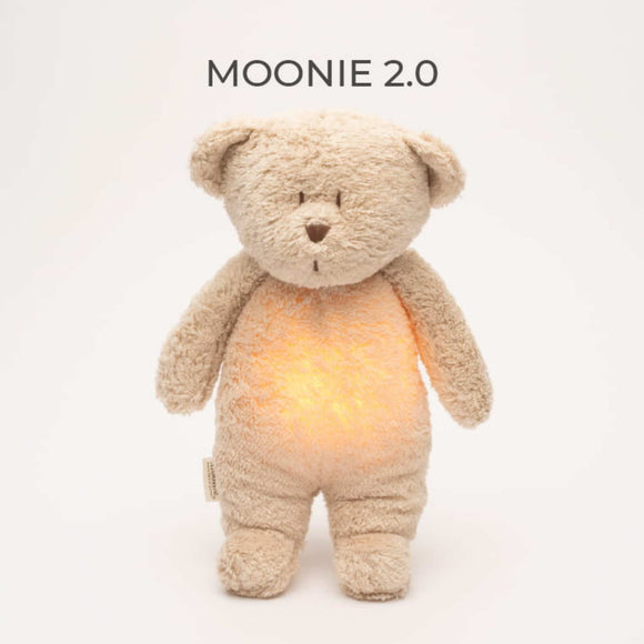 Moonie - Moonie Organic Humming Bear with Lamp - Sand