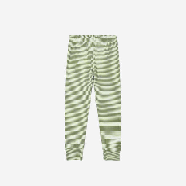 Motette - Bamboo Kids Pajama Set - Evergreen Stripe