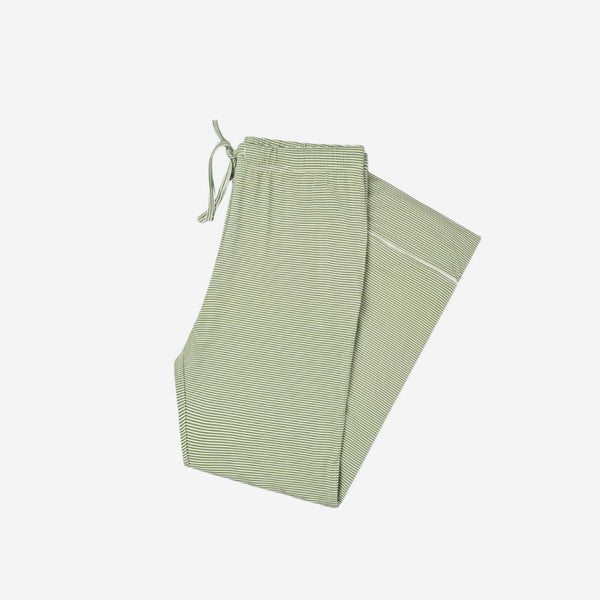 Motette - Bamboo Women's Pajama Set - Evergreen Stripe