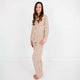 Motette - Bamboo Women's Pajama Set - Holiday Trellis