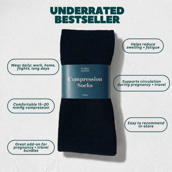 Mother Mother - Compression Socks For Pregnancy (15–20 Mmhg)