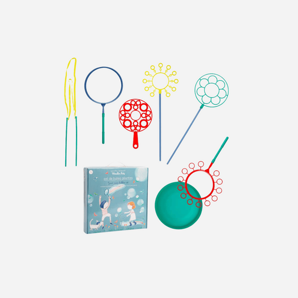 Moulin Roty - Assorted Giant Soap Bubble Makers