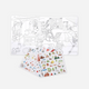 Moulin Roty - Coloring Book & Assorted Stickers - Explorer