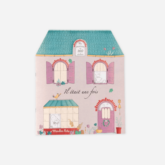 Moulin Roty - Coloring Book & Assorted Stickers - Once Upon a Time