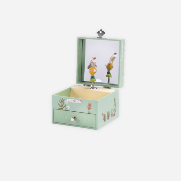 Moulin Roty - Musical Jewelry Box - Three Little Rabbits