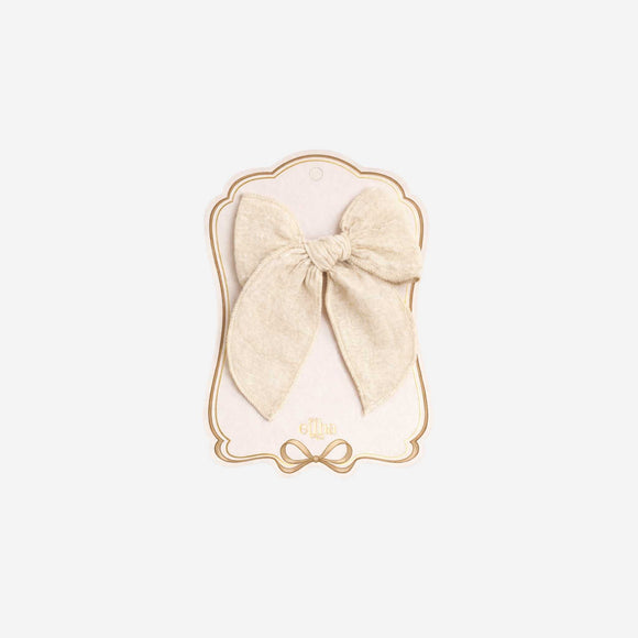 Mrs.Ertha - Fable Bow Clip - Vanilla